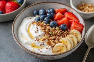 High-Protein Greek Yogurt Breakfast Bowl for GLP-1 Users: 38g Protein Per Serving