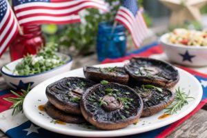 Grilled Portobello Mushroom Burgers