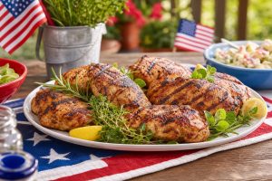 High-Protein Grilled Chicken with Herb Marinade