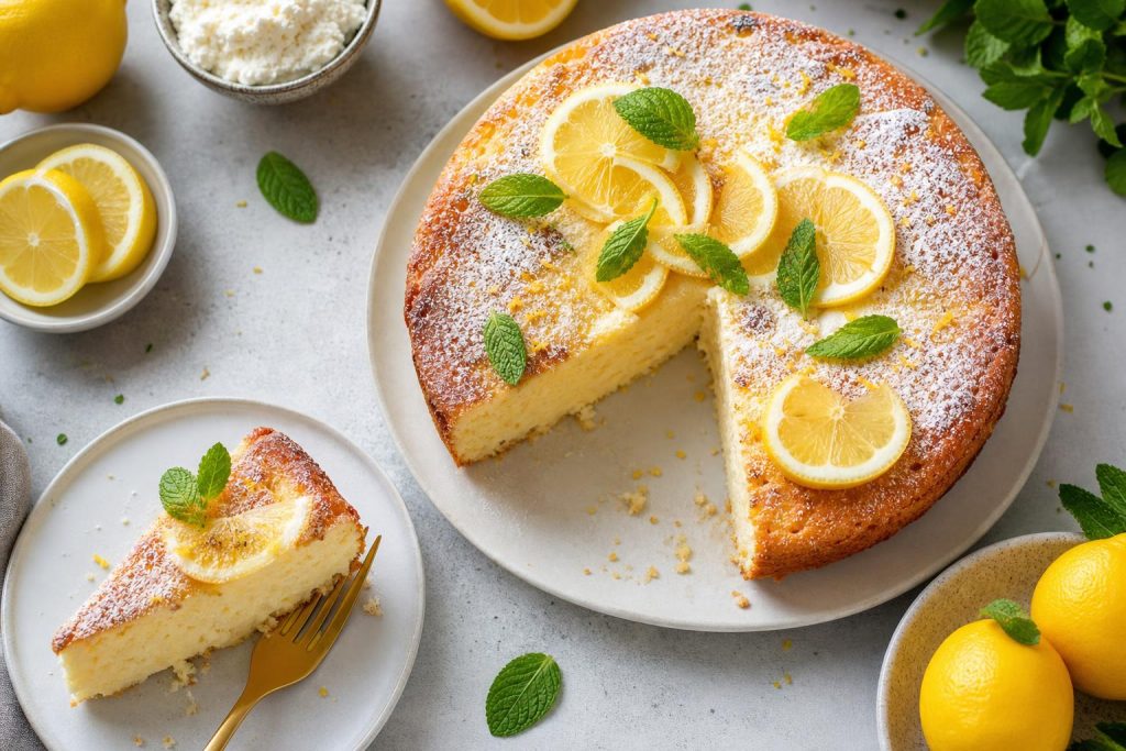 High-Protein Lemon Ricotta Protein Cake for GLP-1 Users: 38g Protein Per Serving