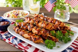 Smoky BBQ Chicken Skewers