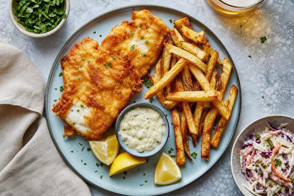 Crispy Beer-Battered Cod: 38g Protein Per Serving