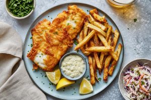Crispy Beer-Battered Cod: 38g Protein Per Serving