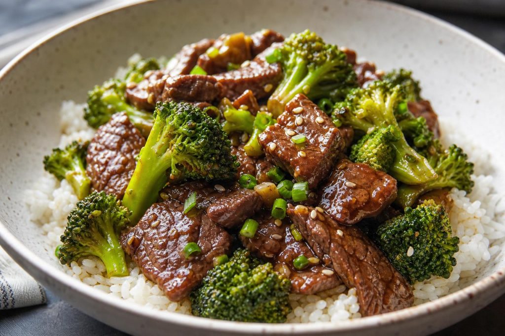 High-Protein Beef and Broccoli Bowl: 42g Protein Per Serving
