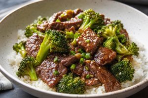 High-Protein Beef and Broccoli Bowl: 42g Protein Per Serving