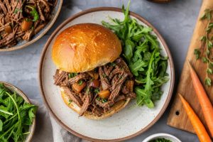 High-Protein Pot Roast Sandwich: 42g Protein Per Serving