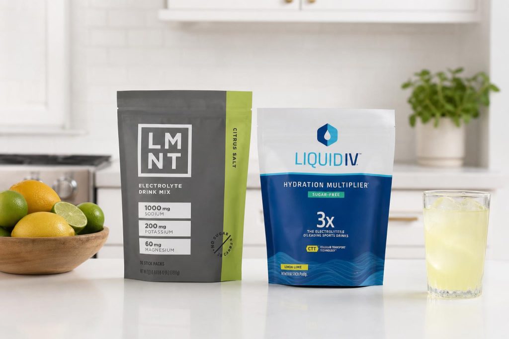 LMNT vs. Liquid IV: Which Electrolyte Drink Actually Delivers for Men on a Health Journey?