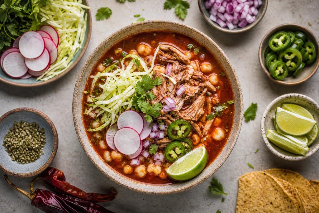 High-Protein Mexican Pozole: 42g Protein Per Serving for Muscle & Satiety